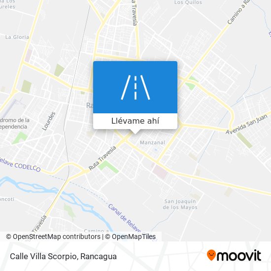 Mapa de Calle Villa Scorpio