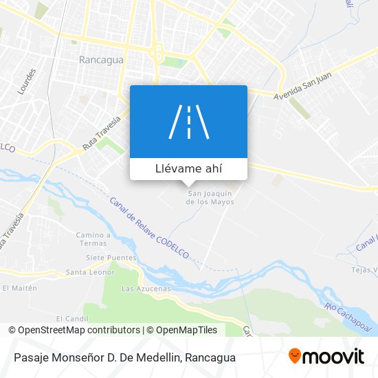 Mapa de Pasaje Monseñor D. De Medellin