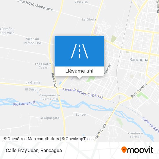 Mapa de Calle Fray Juan