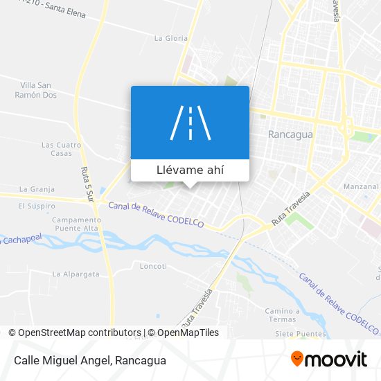 Mapa de Calle Miguel Angel