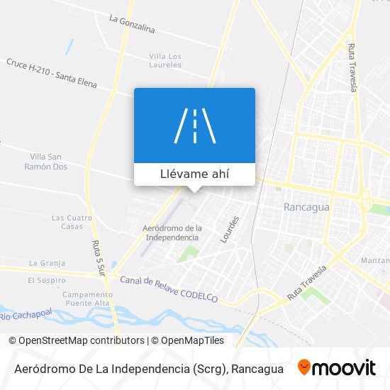 Mapa de Aeródromo De La Independencia (Scrg)