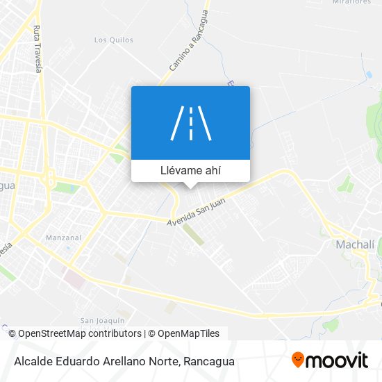 Mapa de Alcalde Eduardo Arellano Norte