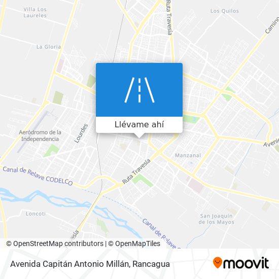 Mapa de Avenida Capitán Antonio Millán