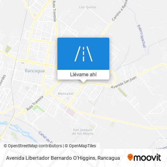 Mapa de Avenida Libertador Bernardo O'Higgins