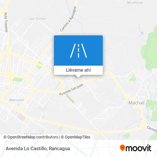 Mapa de Avenida Lo Castillo
