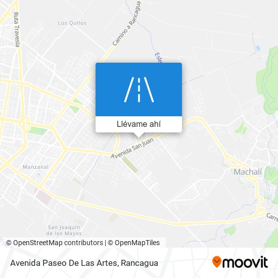 Mapa de Avenida Paseo De Las Artes