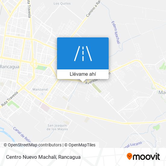 Mapa de Centro Nuevo Machalí