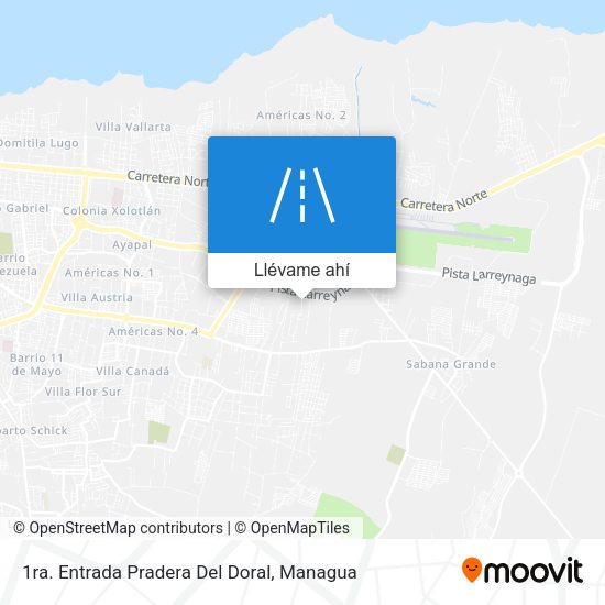 Mapa de 1ra. Entrada Pradera Del Doral