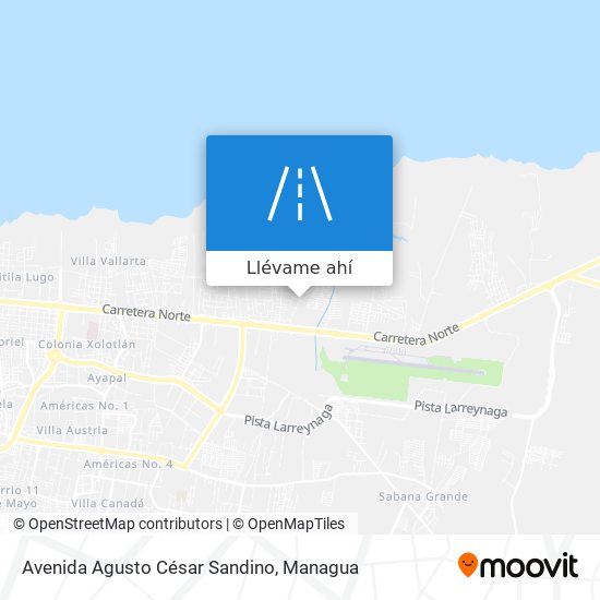 Mapa de Avenida Agusto César Sandino