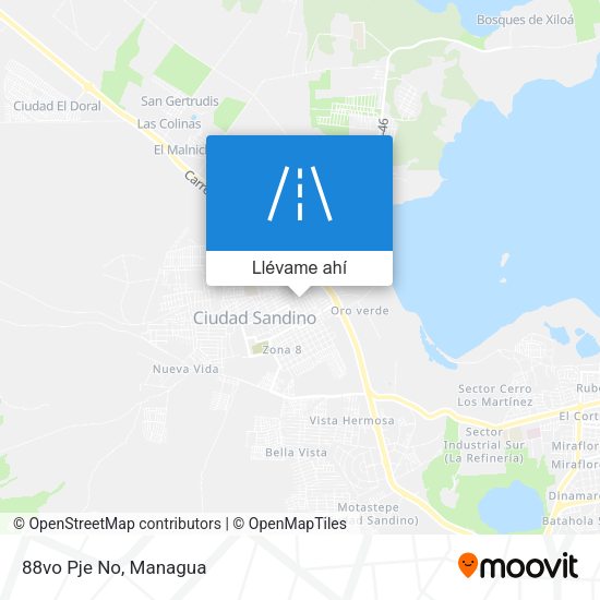 Mapa de 88vo Pje No