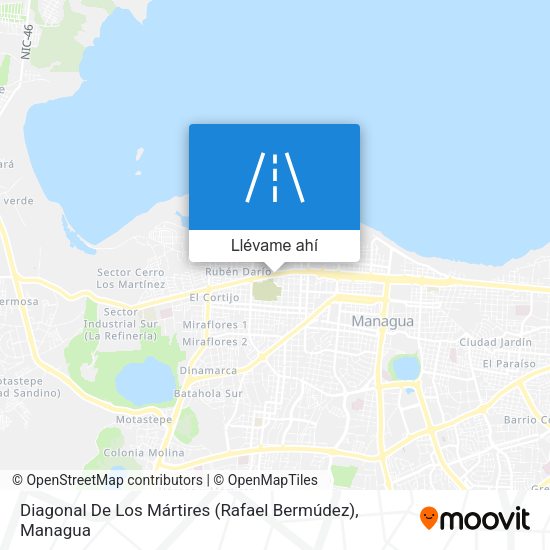 Mapa de Diagonal De Los Mártires (Rafael Bermúdez)