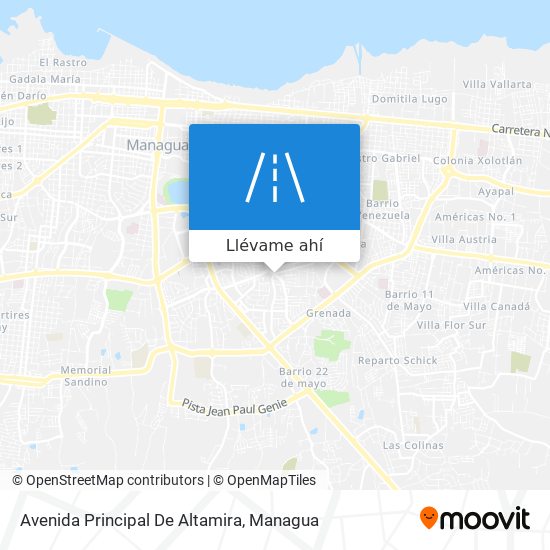 Mapa de Avenida Principal De Altamira