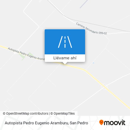 Mapa de Autopista Pedro Eugenio Aramburu