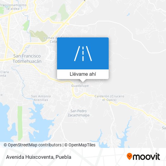 Mapa de Avenida Huixcoventa