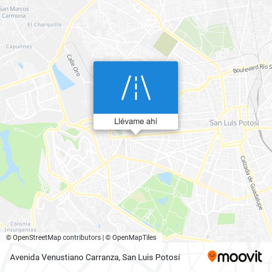 Cómo llegar a Avenida Venustiano Carranza en San Luis Potosí en Autobús?