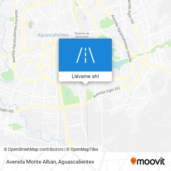 Mapa de Avenida Monte Albán
