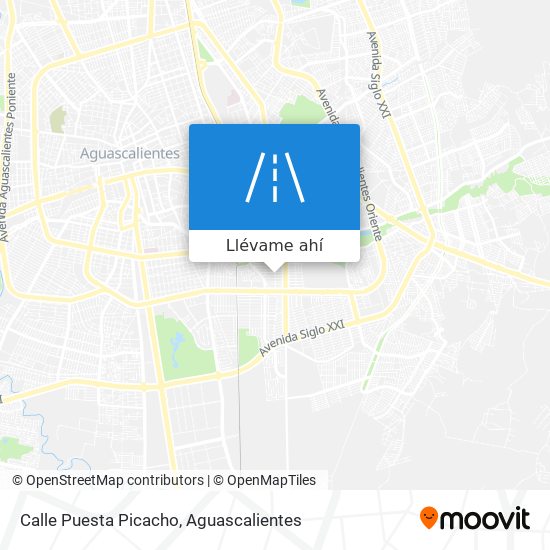 Mapa de Calle Puesta Picacho