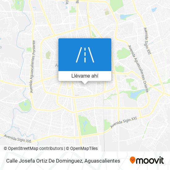 Mapa de Calle Josefa Ortiz De Dominguez