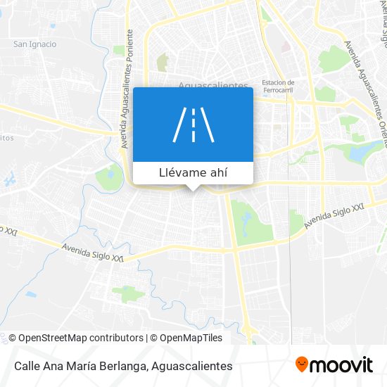 Mapa de Calle Ana María Berlanga