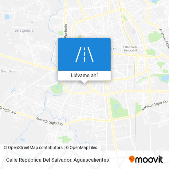 Mapa de Calle República Del Salvador