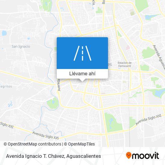 Mapa de Avenida Ignacio T. Chávez
