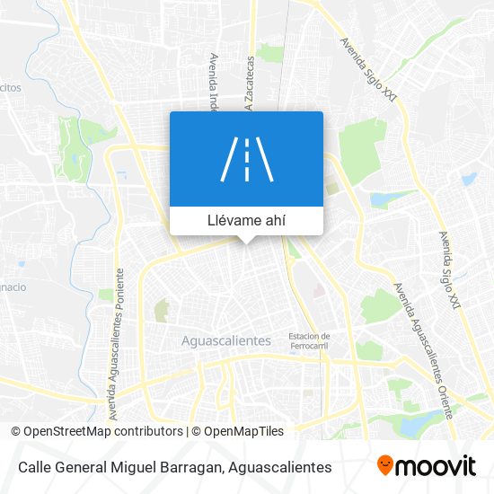 Mapa de Calle General Miguel Barragan