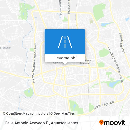 Mapa de Calle Antonio Acevedo E.