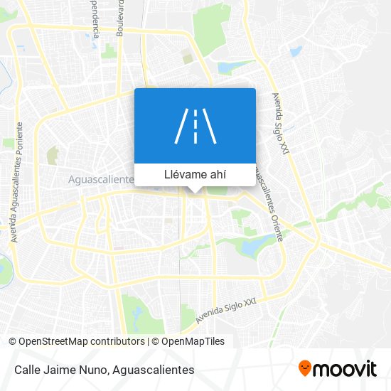 Mapa de Calle Jaime Nuno