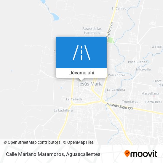 Mapa de Calle Mariano Matamoros