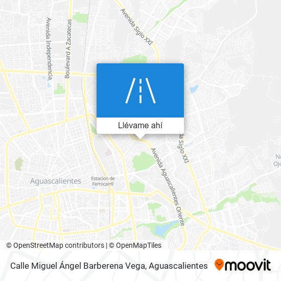 Mapa de Calle Miguel Ángel Barberena Vega