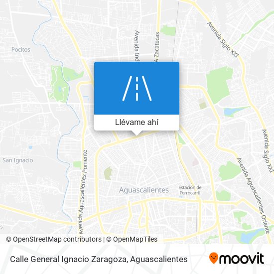 Mapa de Calle General Ignacio Zaragoza