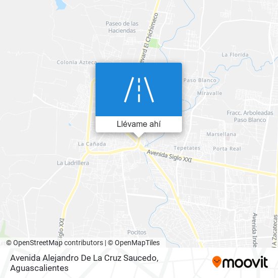 Mapa de Avenida Alejandro De La Cruz Saucedo