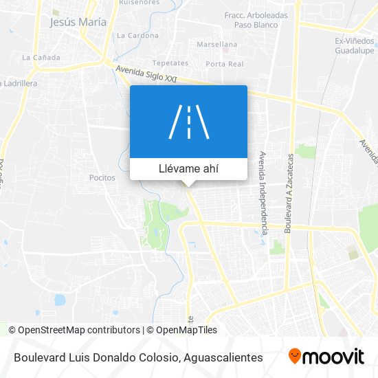 Mapa de Boulevard Luis Donaldo Colosio