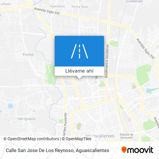 Mapa de Calle San Jose De Los Reynoso