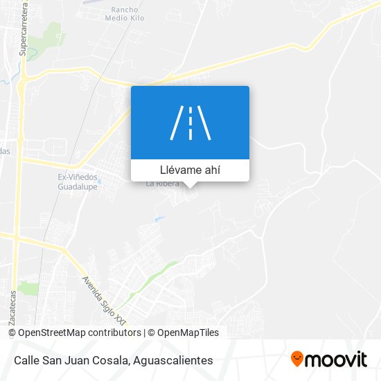 Mapa de Calle San Juan Cosala