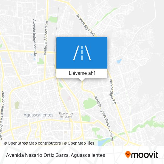 Mapa de Avenida Nazario Ortiz Garza