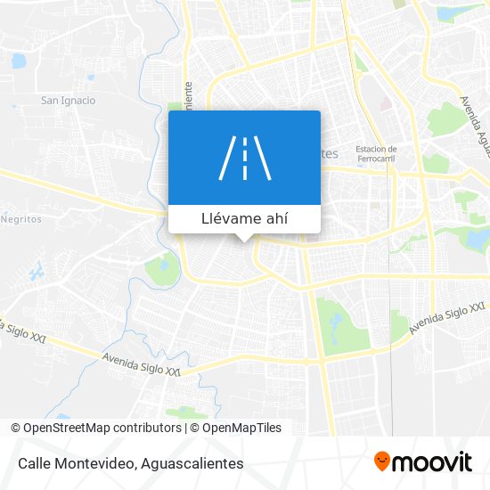 Mapa de Calle Montevideo