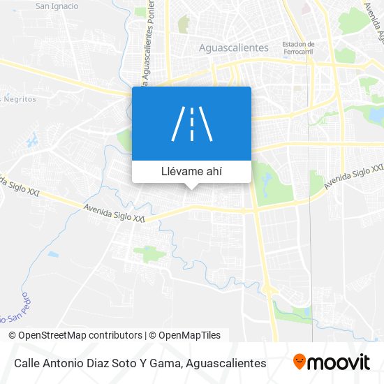 Mapa de Calle Antonio Diaz Soto Y Gama