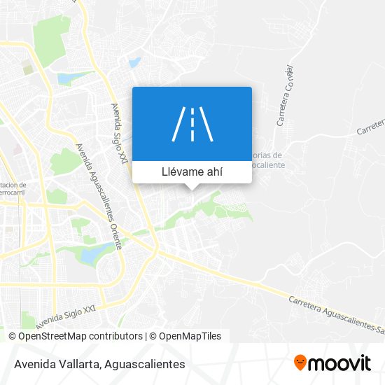 Mapa de Avenida Vallarta