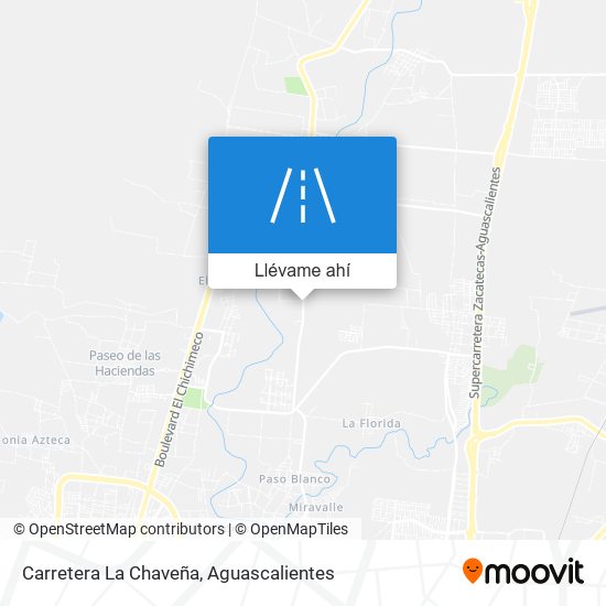 Mapa de Carretera La Chaveña