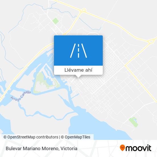 Mapa de Bulevar Mariano Moreno
