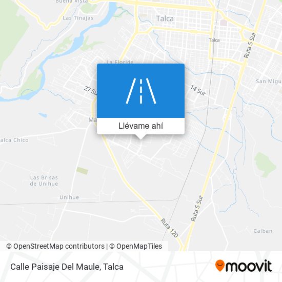 Mapa de Calle Paisaje Del Maule