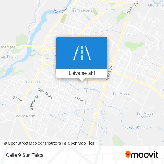 Mapa de Calle 9 Sur