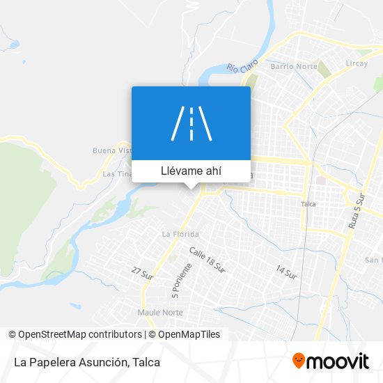 Mapa de La Papelera Asunción