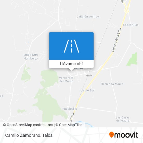Mapa de Camilo Zamorano