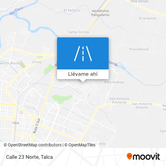 Mapa de Calle 23 Norte