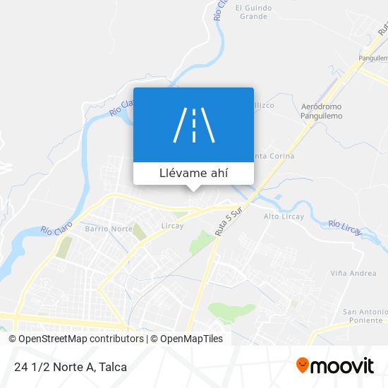 Mapa de 24 1/2 Norte A