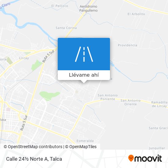 Mapa de Calle 24½ Norte A