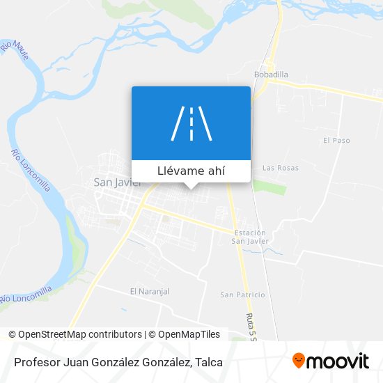 Mapa de Profesor Juan González González