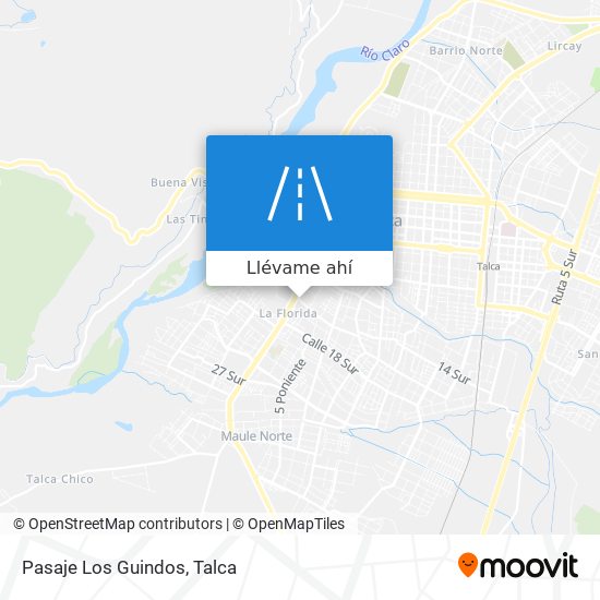 Mapa de Pasaje Los Guindos